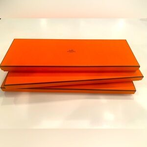 3 Hermes Tie Boxes - excellent condition!